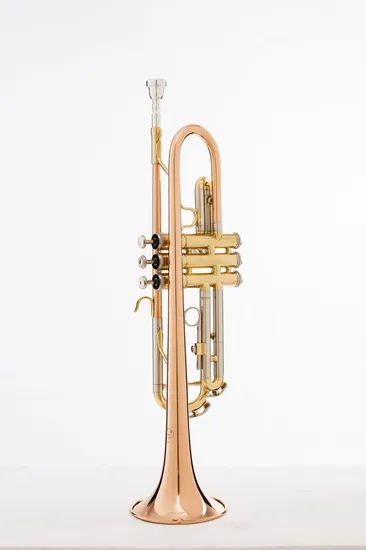 Good Step up Trumpet Copper Body, Gold Lacquer Finish Bb Trumpet - Image 3