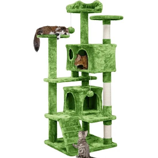 Factory Direct Sales Designer Big Scratcher Tower Cat Tree House - Image 4
