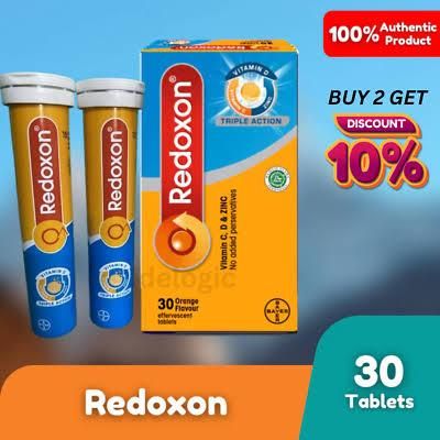 2x15`s REDOXON Triple Action Vit C 1000mg & Vit. D & Zinc Effervescent Tablet - Image 4