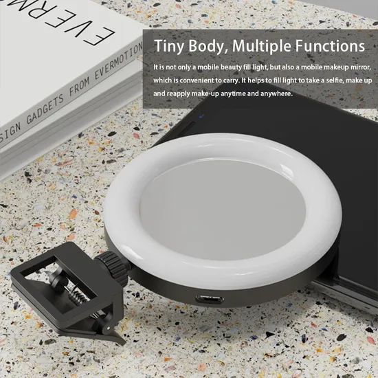 Portable LED Clip Fill Light Live Streaming Makeup Selfie Light - Image 3