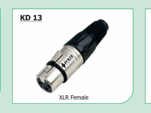2 Pin KD-13 CONNECTOR Color BLACK Voltage 12 V Pin Type 2 Pin Hole Size 35mm Material Brass Insulation Rubber Usage/Application - Image 1