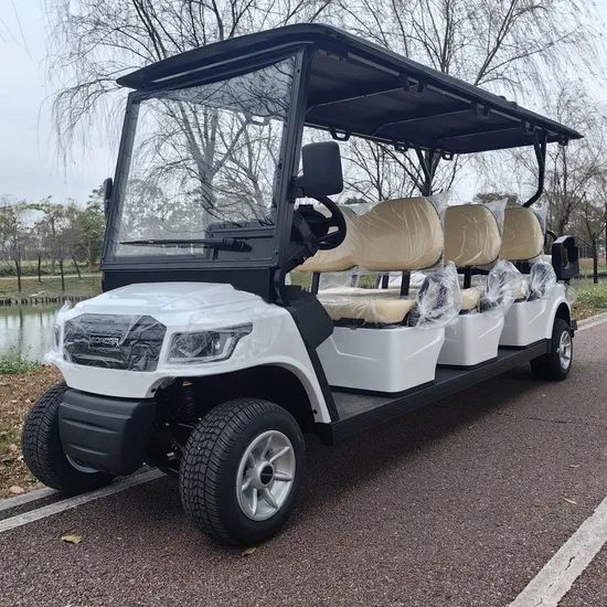 6+2 Passenger Electric Sightseeing Bus Golf Cart Car with CE Certificate - Image 1