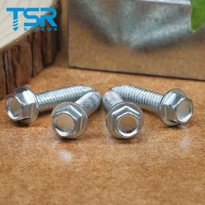 Bi-metal Double Twin Thread Thin Sheet Self Tapping Screws For Aluminum and Steel Profile Sheets - Image 4