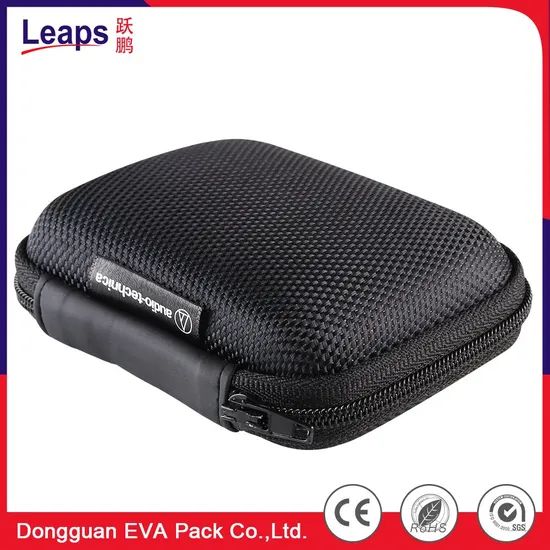Black Hard EVA Tool Storage Packaging Box Carrying Earphone Case - Image 1