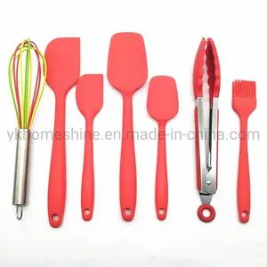 Silicone Kitchen Utensils Cooking Set Utensils Kitchenware MOQ 2000PCS Origin China Size 24.5X6cm Weight 40g/PC HS Code 3924100000 - Image 3