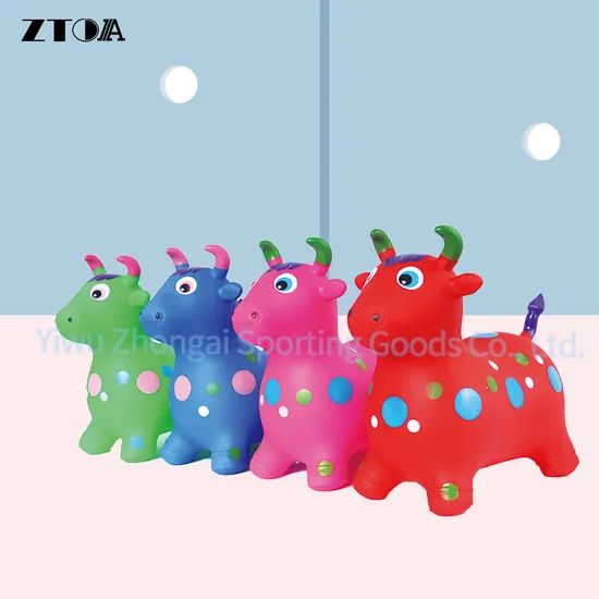 PVC Inflatable Animal Jump Toy Giraffe Customized Animal Height <1m Age 3-8 Years Trademark ZTOA Origin Yiwu China Standard Customized - Image 2
