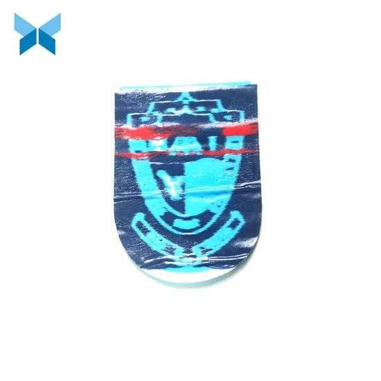 Bordure Blue Border Woven Badge Accessory for Garments MOQ 1000PCS Supply Large Size Customized Material Non-Woven HS Code - Image 3