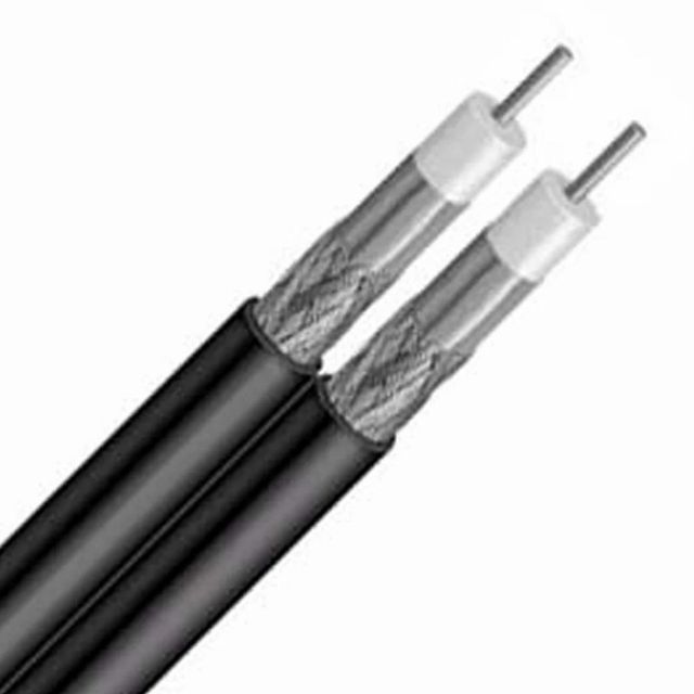 RF Coaxial Cables, For Networking, Copper Color Black Frequency 50 Hz Shock Proof Yes Flame Retardant Yes Cable Conductor - Image 1