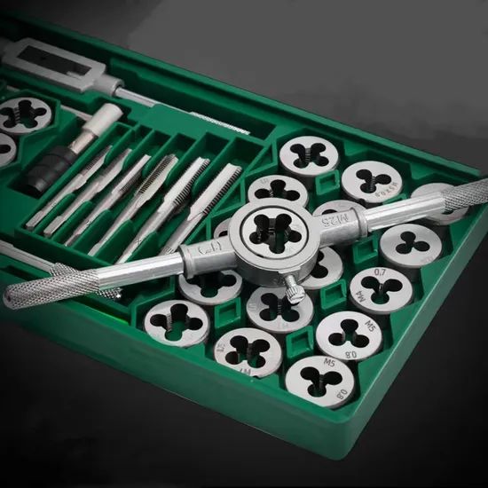 Thread Cutting Tap and Die Set Storage Box Storage Hand Tools Kit Tap and Die Bearing Steel Tools Set Threading Hand Tools - Image 6