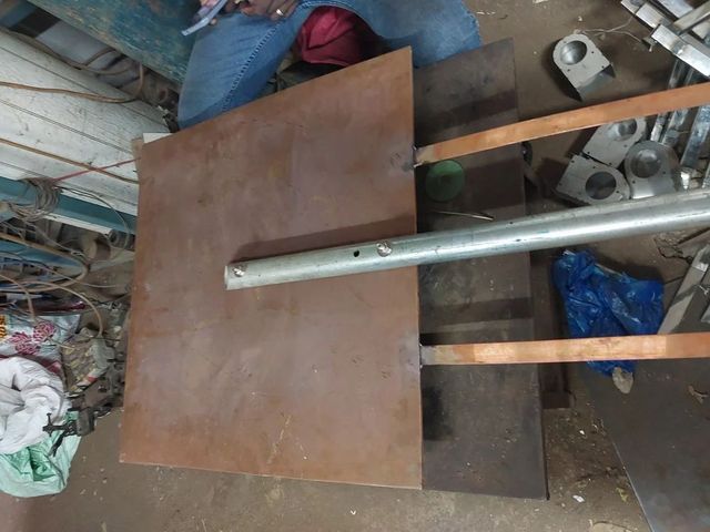 Copper Earthing Plate Shape Square Usage Earthing Thickness 6 mm Finishing Brass Equipment Type Earthing Plate - Image 1