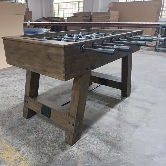57 Inch Solid Wood Soccer Table Game Set Model L Brand Fpg Leg Wood Leg Origin China Trademark FPG Model NO. SF057 Bar Number - Image 2