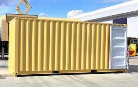30ft x 8ft One Trip Shipping Container Yellow Storage Container - Image 4