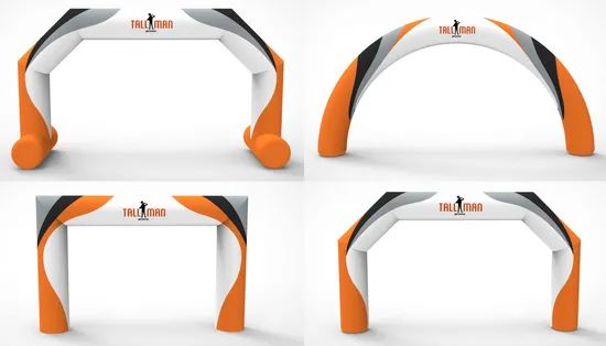 Custom Start Finish Marathon Inflatable Arch - Image 1