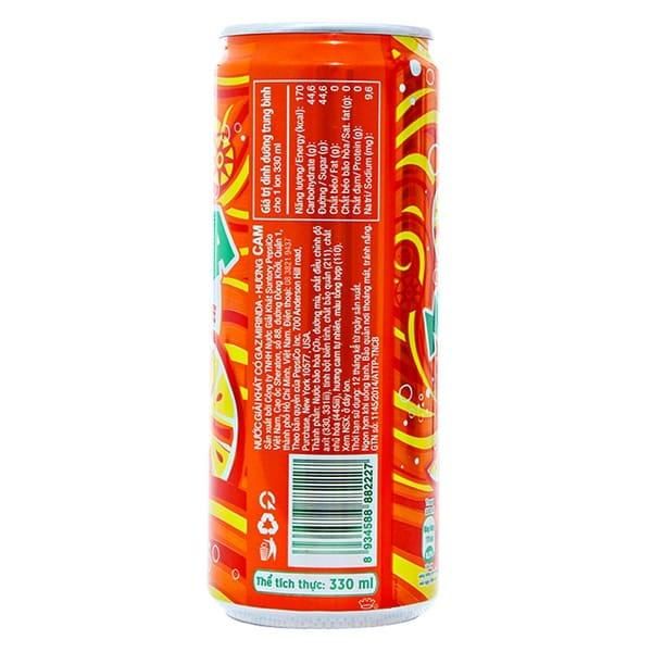 Mirinda Orange Soft Drink Can 330ml Original Citrus Flavour Carbonated Beverage Premium Quality Ideal For Party Celebration And Aluminum Cans Beverage Package Soft Drink Energy Drink Cans Standard 330ml for Sale - Image 3