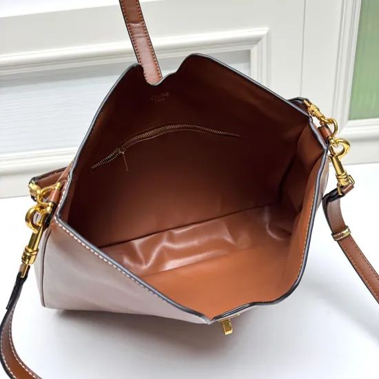 Womens Autumn Small Bag Color Matching Drawstring Shoulder Messenger Bag - Image 6
