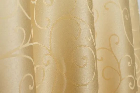 Golden Color Hook Flower Banquet Tablecloth Covers Sashes - Image 2