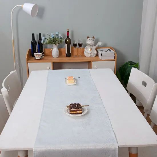 Type Solid Hotel Table Table Runner Home Chair Sash Decoration Table Runners for Wedding Banquet Pattern - Image 4