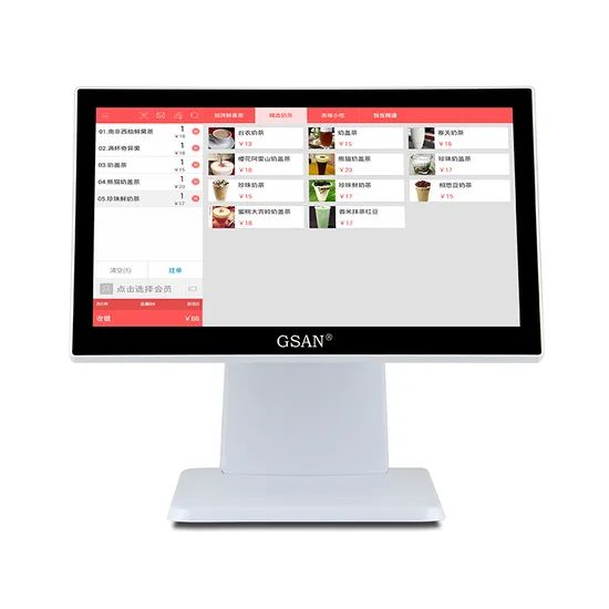 15 6 Single Touch Screen POS Terminal Android Cash Register - Image 1