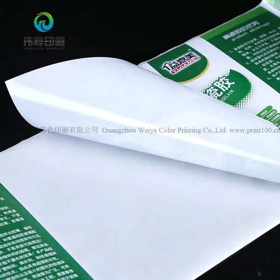 Custom Durable Packaging Sticker Adhesive Roll Logo Paper Printing ...