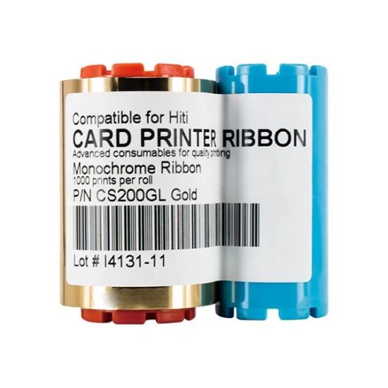 Ymcko Ribbon Card Printer Universal Code Compatible Hiti CS-200e Color Ribbons 400 Prints - Image 1