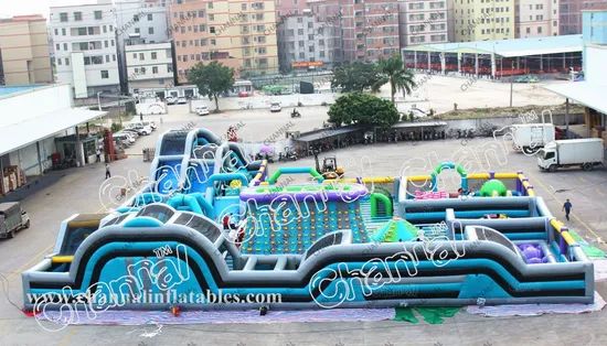 New Original Design Inflatable Theme Park Obstacle Course Indoor Playground - Image 4