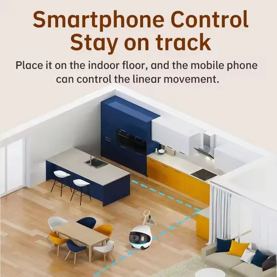 Intelligent Wireless IP Camera Smart Interactive Pet Security Robot with Night Vision - Image 1