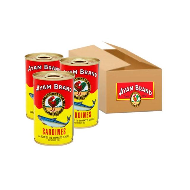 Hot Selling 155g Ayam Brand Sardines In Tomato Sauce with Large Pieces of Selected Sardine Fish and High Nutritional - Image 4