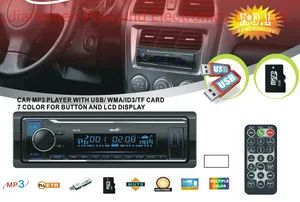 Car Stereo Player Bluetooth 12V Car MP3 Player with USB Origin China Trademark OEM Voltage 12/24V Format WMA MP3 Model NO. - Image 5