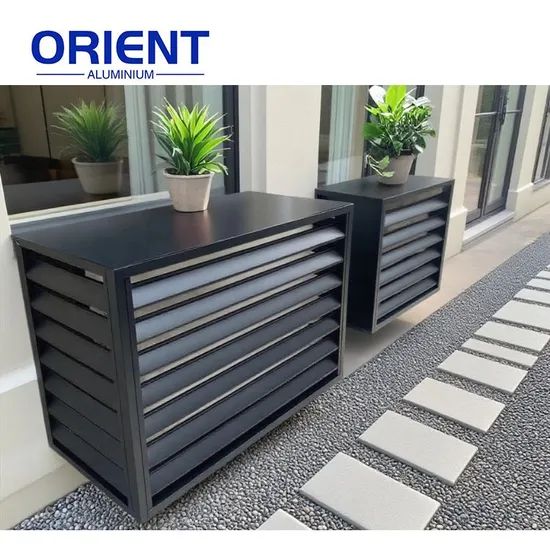 Building Material Powder Coating Outdoor Decorative AC Cover Aluminum Air Conditioner Cover - Image 5
