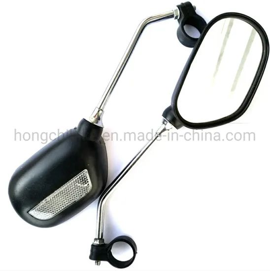 Bicycle Rear View Mirror with Reflector Cycling Equipment Rearview Mirror - Image 1