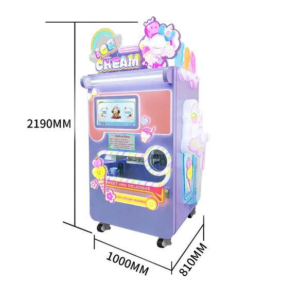 2025 New High Capacity Hard Ice Cream Vending Machine Factory Direct Sales - Image 6