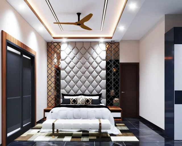 Bedroom Interior Designing Service Atmosphere Creation Relaxing Space Efficiency Maximizes Space Efficiency Design Personalization Tailored To Match User Tastes And - Image 1