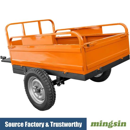 Small Farm Tiller Pulled Mini Cargo Transport Trailer for Micro Cultivators - Image 6