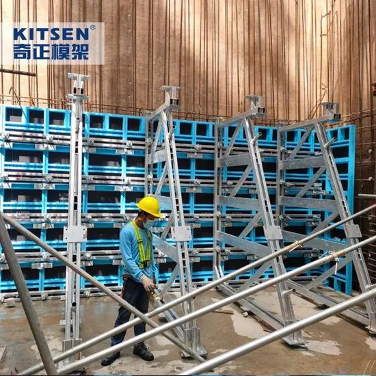 Reusable Aluminum Frame Formwork for Rapid Concrete Wall Construction Projects - Image 1