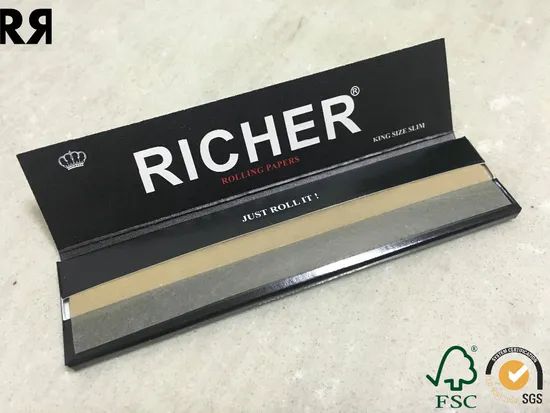 Custom Brand Hemp Rice Virgin Paper 78x44mm Bleached Unbleached Fsc Sgs 50Booklets Carton 1Wk Sample Free - Image 6