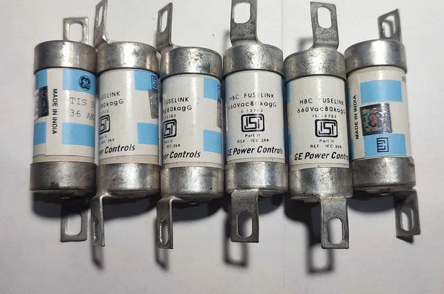 36 A HRC Fuse, 10A Brand HBC Material MS Color Silver Type HRC Fuse Size Standard Power Rating 80k Voltage 660 V, 660 - Image 1