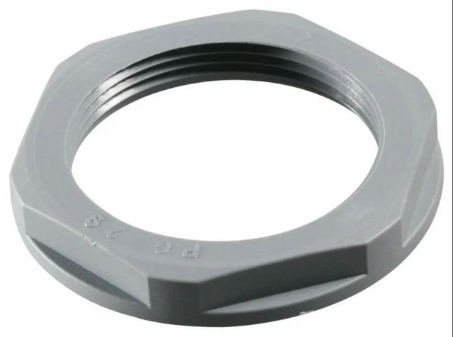 Part Number: 53019000 Threaded Cable Gland Locknuts Shape Round Type Threaded Part Number 53019000 Color GREY , BLACK, - Image 1