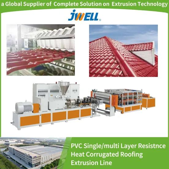 Jwell Efficient Jwell PVC Roofing Extruder Machinery for Fast Output/Plastic Making Machine/Plastic Extruder/PVC Production Line - Image 1