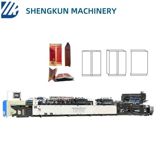 Middle Sealing Side Sealing Pouch Making Machine for Plastic Tea Bag - Image 1
