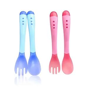 Soft Silicone Baby Feeder Spoon Set Size Small MOQ 3000PCS Trademark OEM Type Spoon Set Model NO. RR24 Service OEM&ODM Material Silicone - Image 4