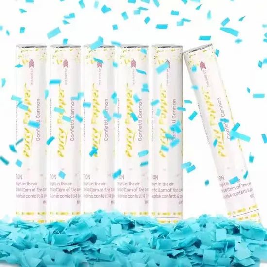 Environmental Confetti Cannon Party Poppers - Image 6