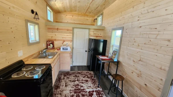 Tiny house for sale on wheels 9 x 32 MODERN CARAVAN DUAL LOFT READY TO SHIP - Image 3