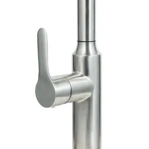 304 Stainless Steel Pull out Kitchen Faucet with 60cm Inlet Hose - Image 3