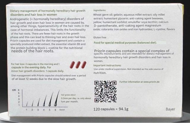Wholesale Priorin Capsules - Shelf Life 2 YEARS Place of Origin GERMANY Packaging Retail Boxes & Cartons Shipping Reliable Worldwide Shipping - Image 4