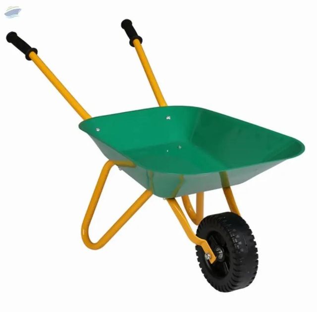 Kids Wheelbarrow Metal With Rubber Hand Grips - Image 1