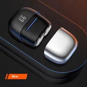 Portable Mini Shaver Double Head Rechargeable Electric Pocket Razor Electric Razor Beard Trimmer Shavers - Image 4