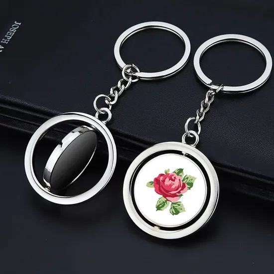 Customized Colorful Metal Chain Keychains with School Badges - Image 5