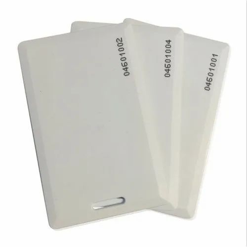 RFID Cards Material PVC Range 12-15cm data stream 64-bit Frequency 125kHz Carrier Dimensions 2.13 x 3.35 x 0.03" (54 x 85.5 x - Image 1