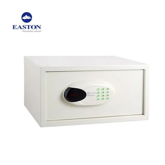 Mechanical Key Override Ivory Hotel Room Safes Box Shape Cuboid Model NO. ES1029 Trademark EASTON Color Black/Ivory Security Level A1 - Image 4