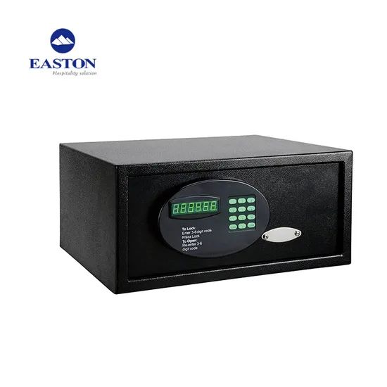 Mechanical Key Override Ivory Hotel Room Safes Box Shape Cuboid Model NO. ES1029 Trademark EASTON Color Black/Ivory Security Level A1 - Image 5